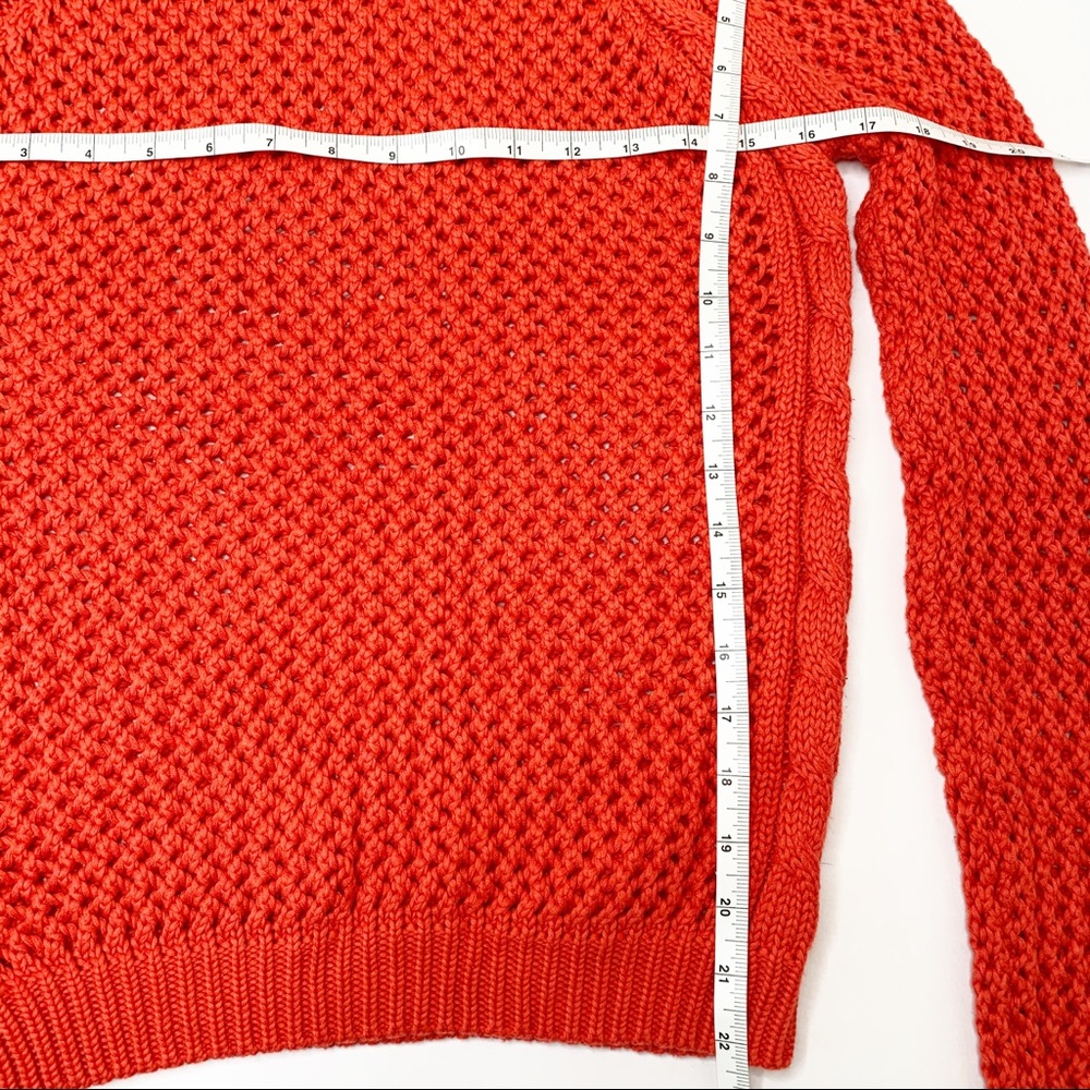 Fenn Wright Manson Orange Cable Knit Sweater - Picture 4 of 6